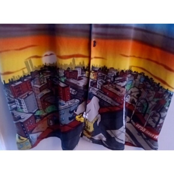 Vintage Reynolds Perry RP55 JNS Co Streetwear Polyester Button Up Shirt XXL Y2K - Picture 4 of 13